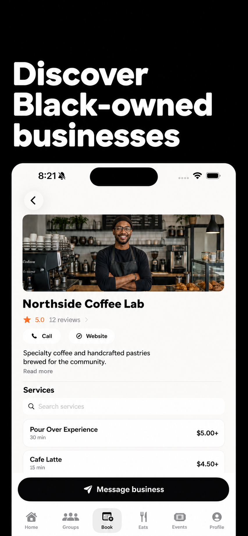 A Black-owned local business
